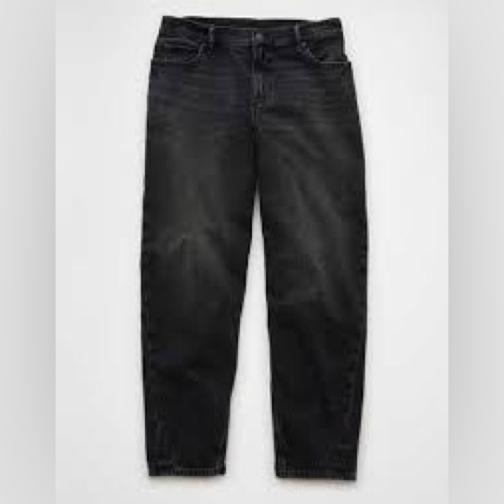 American Eagle Outfitters Dark Gray Straight Leg Jeans